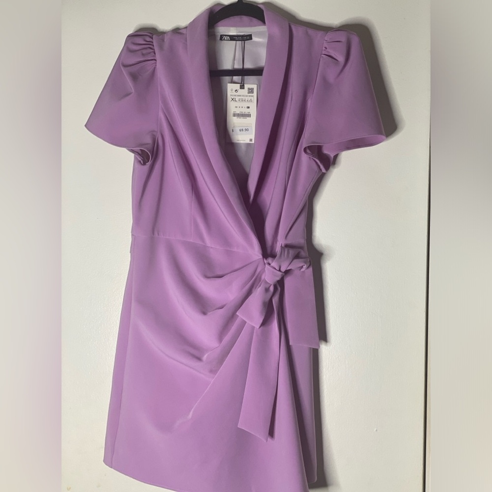 Zara Lavender wrap romper